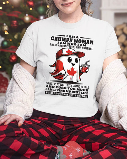 I Am A Grumpy Woman I Am Who I Am - T Shirt For Woman - ntnt (SKU09-84)