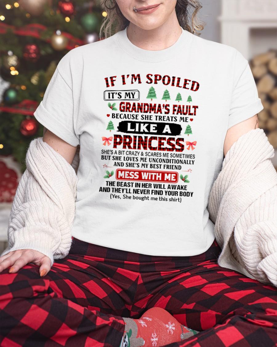 CHRISTMAX T-SHRIT FOR GRANDDAUGHTER - GIFT FROM GRANDMA - ntnt00