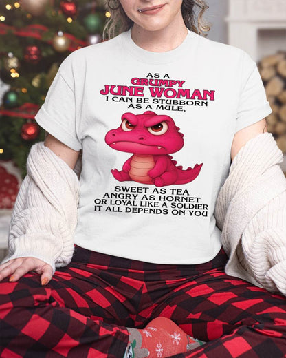 As A Grumpy January Woman - T Shirt For Woman - ntnt06 (SKU09-31-06)
