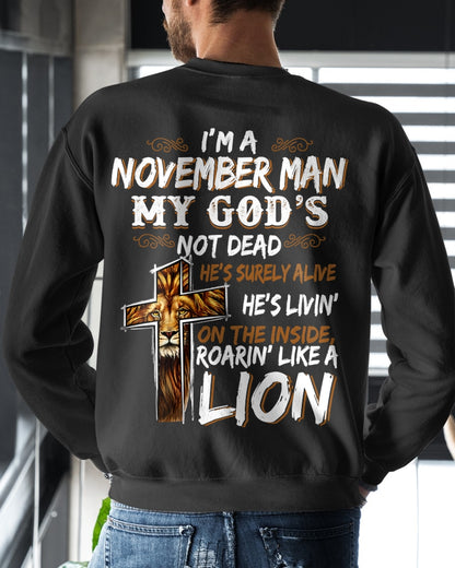 November Man My God's Not Dead Lion Christian Shirt - From Boy - NTNT11 - (SKU2604-307-11)
