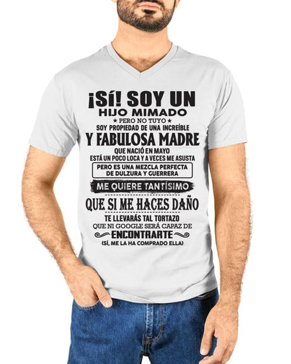 Madre increíble nació en mayo – Regalo especial para hijo – T05 (SKU06-12)