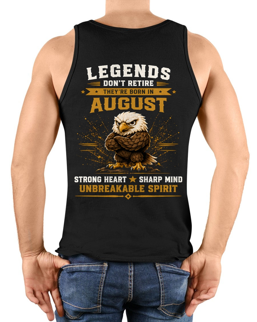 August Legends Don't Retire Bald Eagle Shirt - From Boy - NTNT08 - ( SKU2608-382-08 )