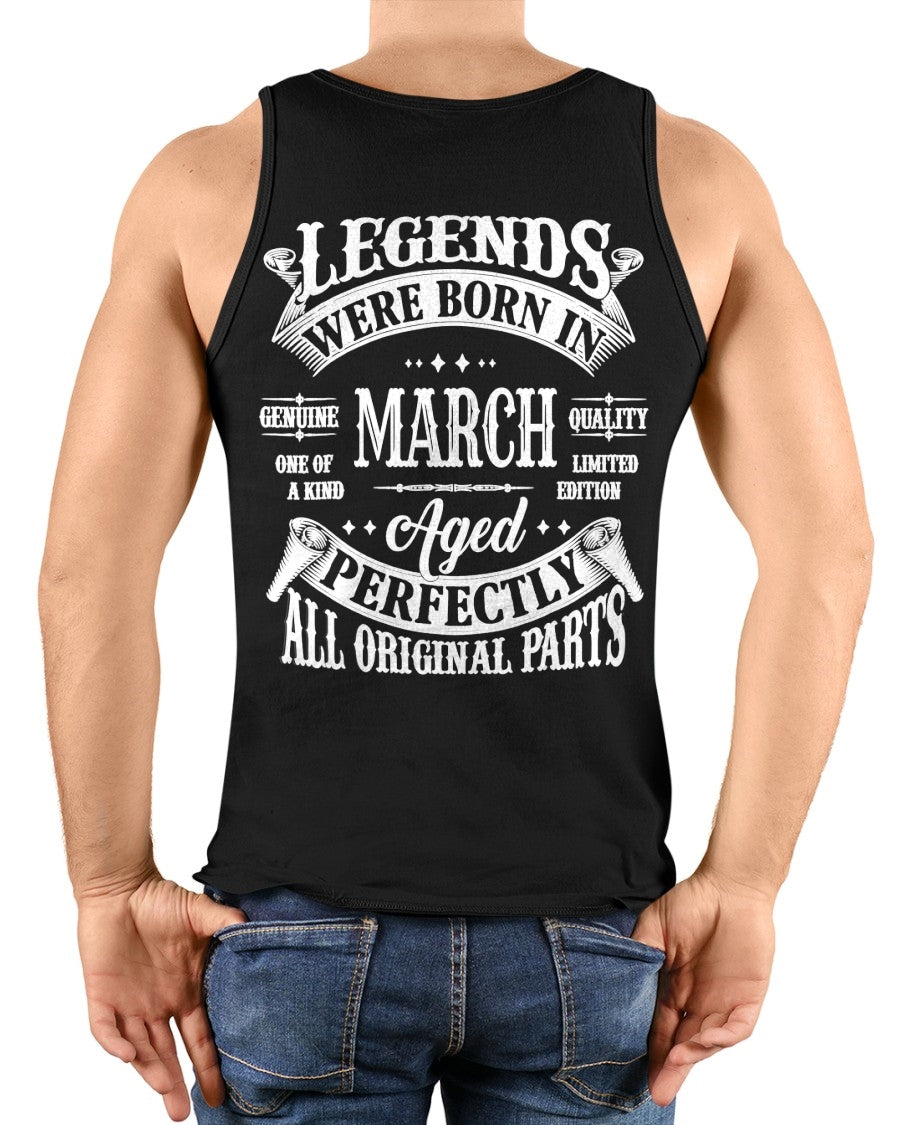 LEGEND WERE BORN IN MARCH - male (SKU08-37-03) FULL