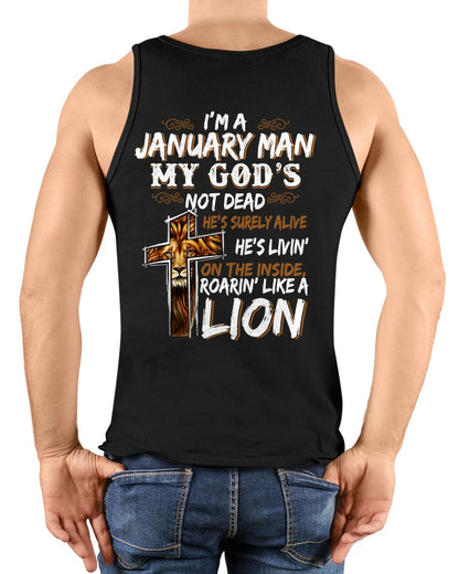January Man My God's Not Dead Lion Christian Shirt - From Boy - NTNT01 - (SKU2604-307-01)