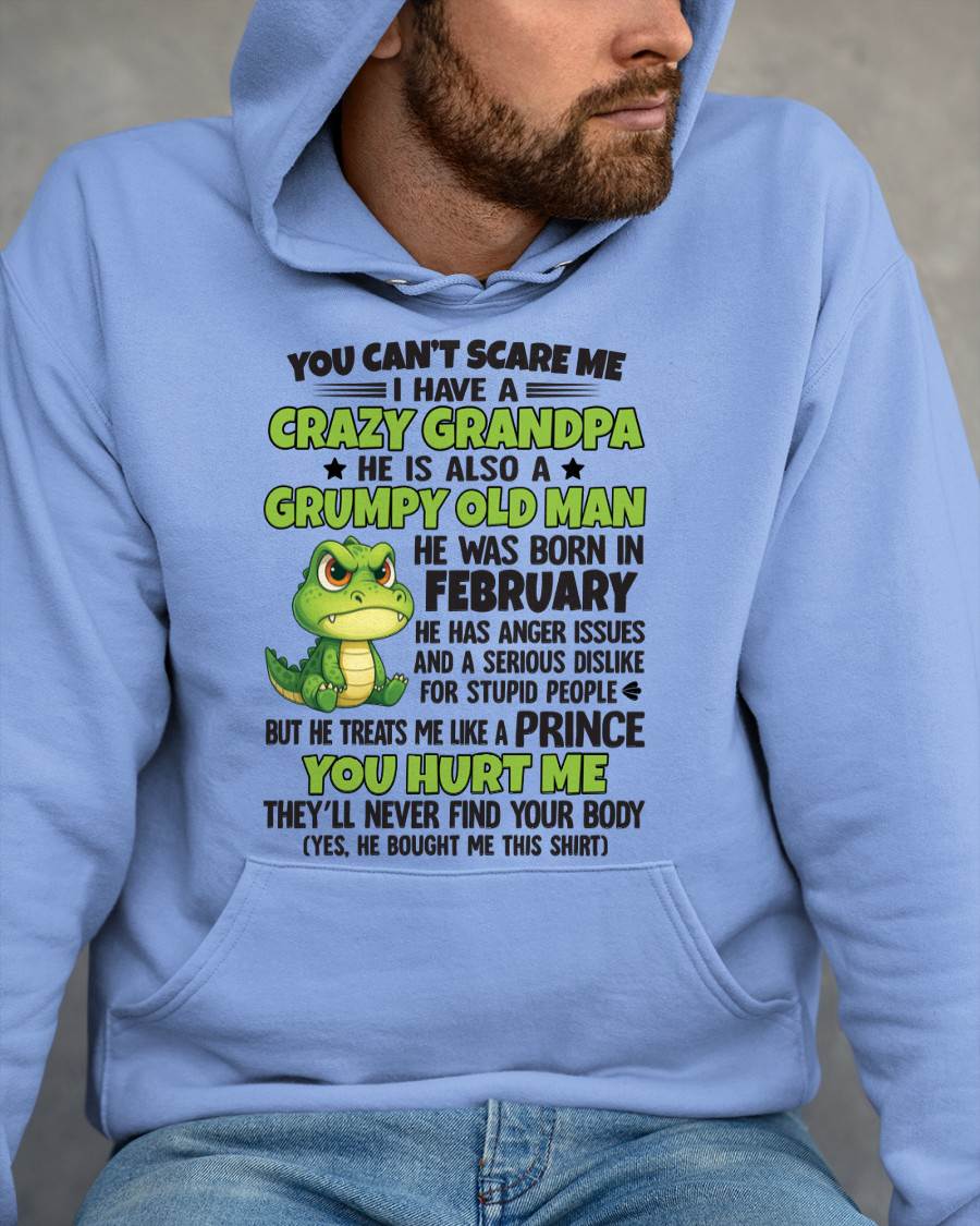 YOU CAN’T SCARE ME - GIFT FOR GRANDSON AND GRANDDAUGHTER FROM GRANDPA - ntnt02 (SKU09-121-02)