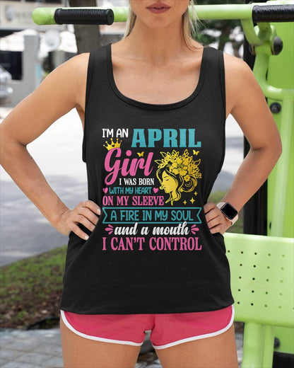 I'm An April Girl – T-Shirt For Woman – ntnt04 (SKU10-67-04)