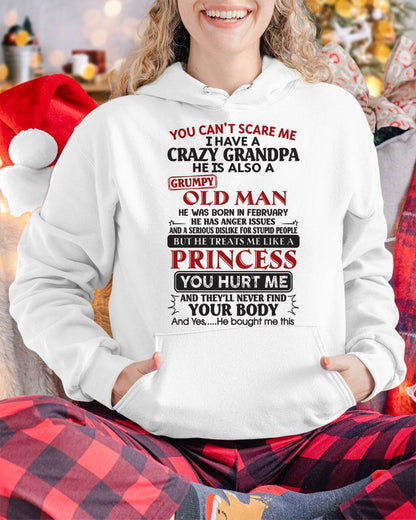 I Have A Crazy Grandpa - Gift For Grandson And Granddaughter From Grandpa - ntnt02 (SKU09-143-02)