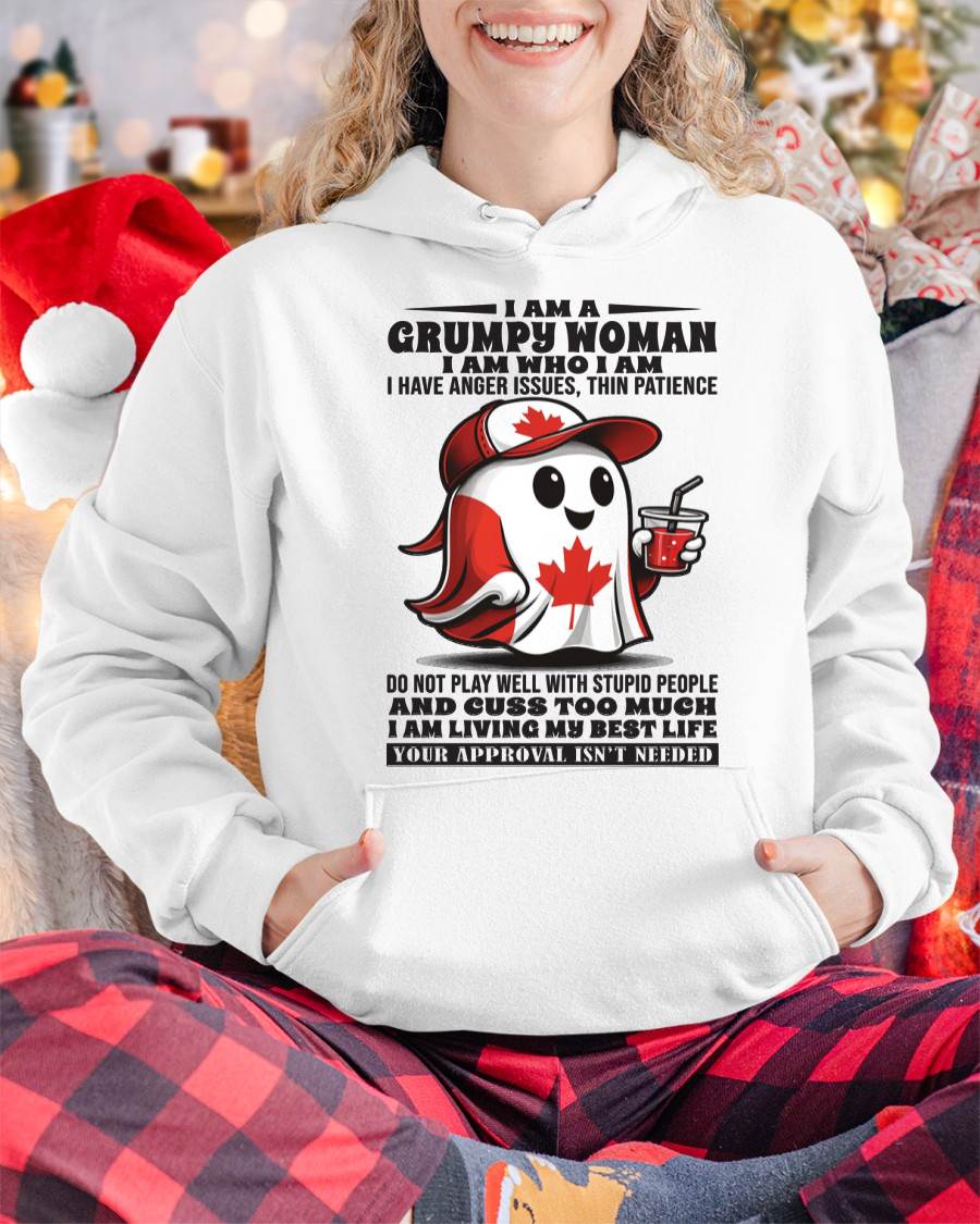 I Am A Grumpy Woman I Am Who I Am - T Shirt For Woman - ntnt (SKU09-84)