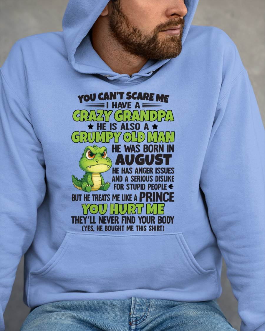 YOU CAN’T SCARE ME - GIFT FOR GRANDSON AND GRANDDAUGHTER FROM GRANDPA - ntnt08 (SKU09-121-08)