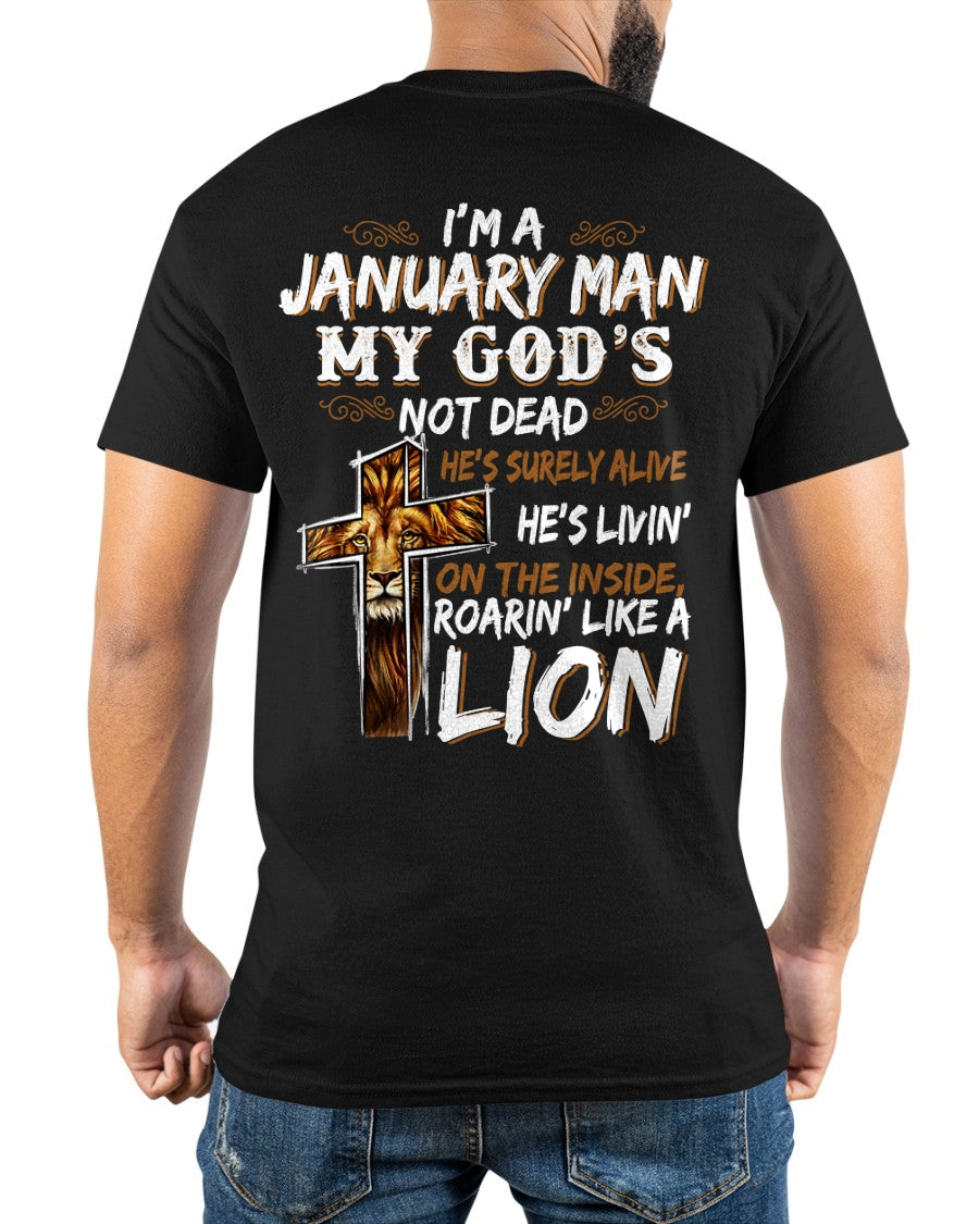 January Man My God's Not Dead Lion Christian Shirt - From Boy - NTNT01 - (SKU2604-307-01)