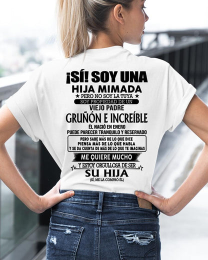 Enero Padre Increíble - Regalo especial para hija - TBN - T01 (SKU04-109-01)