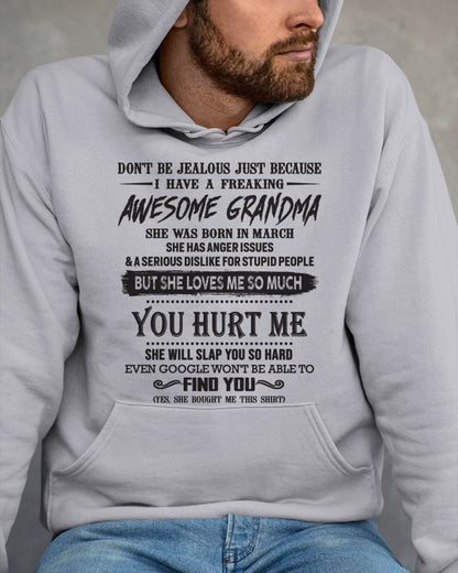 Don't Be Jealous - Gift For Grandson And Granddaughter From Grandma - ntnt03 (SKU07-153-03)