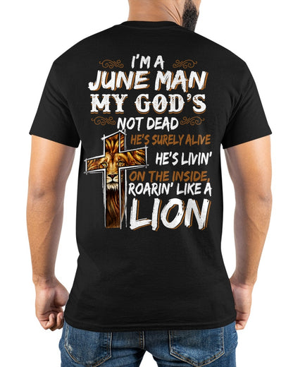 June Man My God's Not Dead Lion Christian Shirt - From Boy - NTNT06 - (SKU2604-307-06)