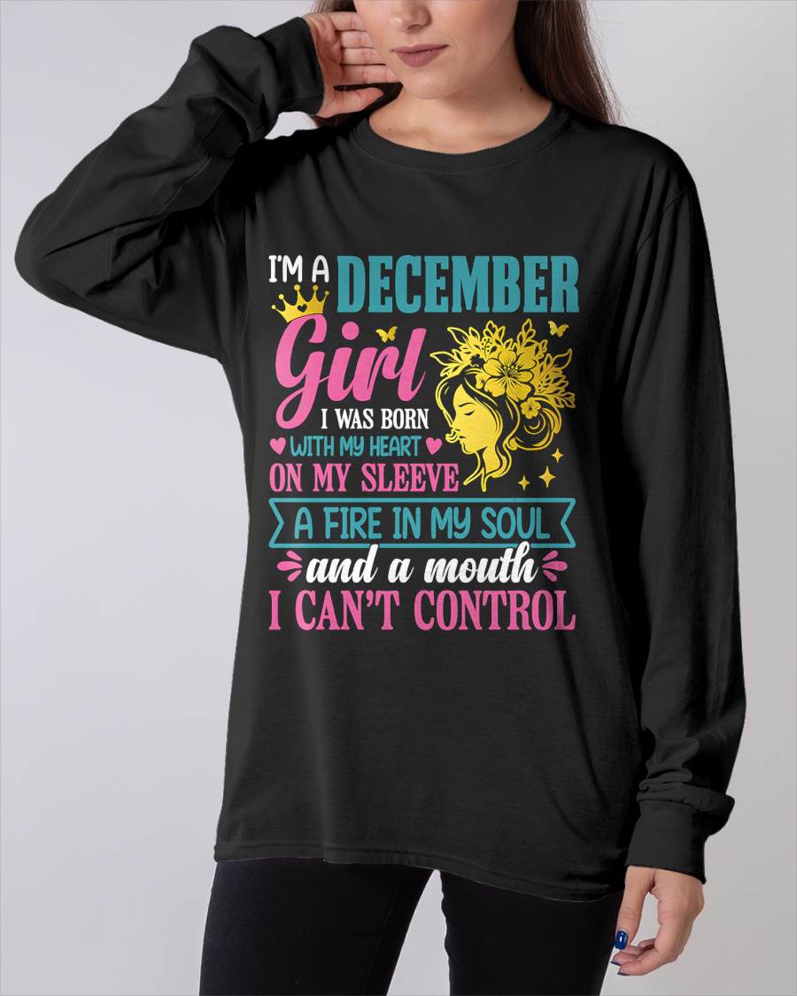 I'm A December Girl – T-Shirt For Woman – ntnt12 (SKU10-67-12)
