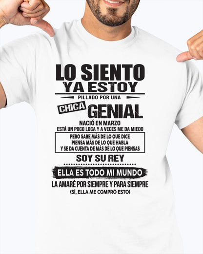 Marzo Chica Genial - Regalo especial para tu novio - T03 (SKU05-95-03)