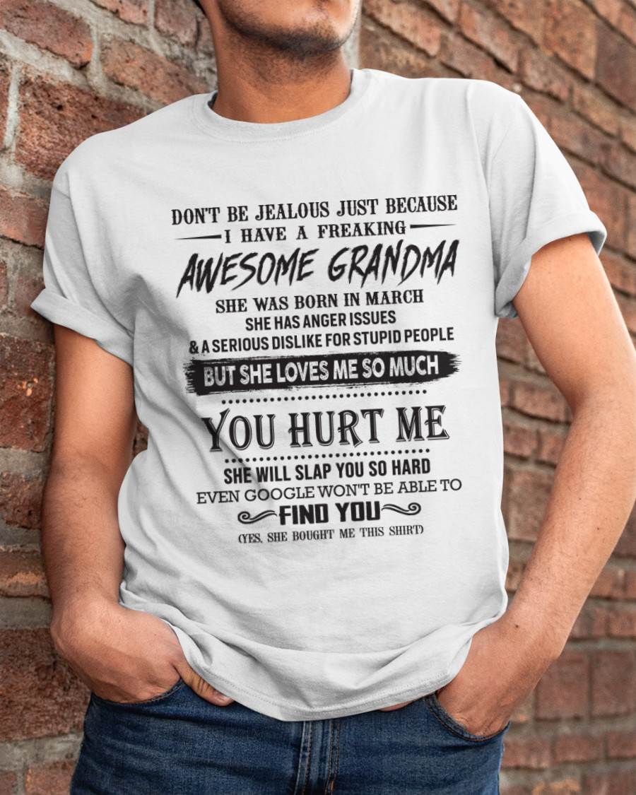 Don't Be Jealous - Gift For Grandson And Granddaughter From Grandma - ntnt03 (SKU07-153-03)