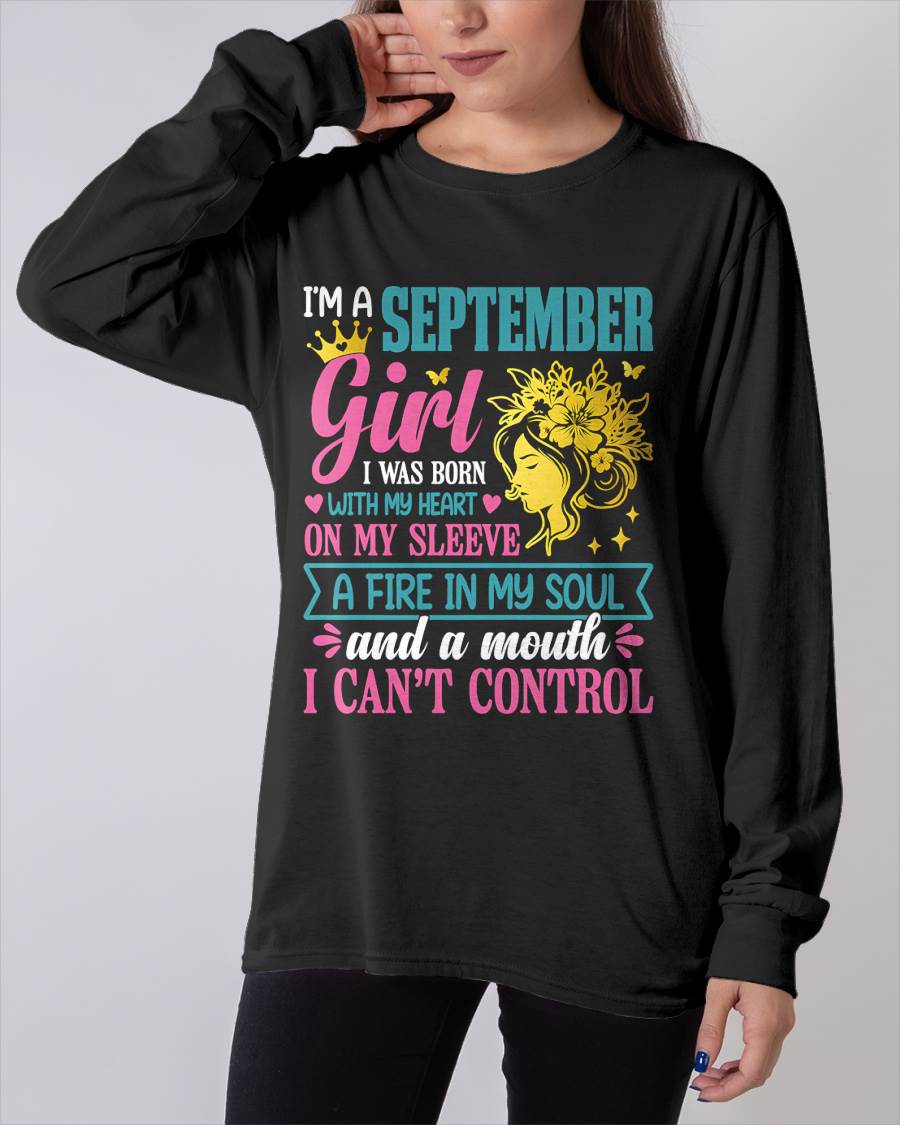 I'm A September Girl – T-Shirt For Woman – ntnt09 (SKU10-67-09)