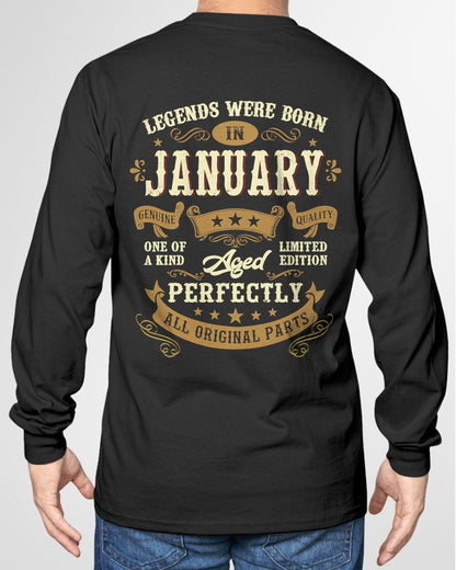 LEGENDS WERE BORN IN JANUARY - FROM BOY - NTNT01 - (SKU2604-126-01)