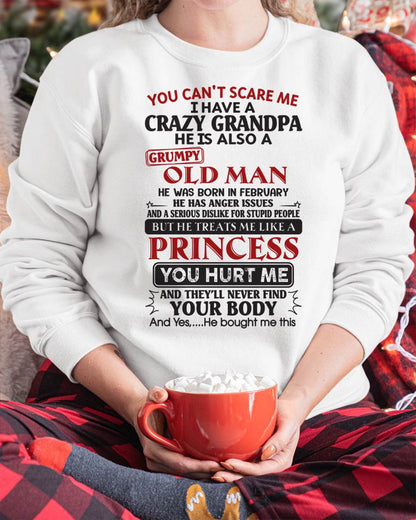 I Have A Crazy Grandpa - Gift For Grandson And Granddaughter From Grandpa - ntnt02 (SKU09-143-02)
