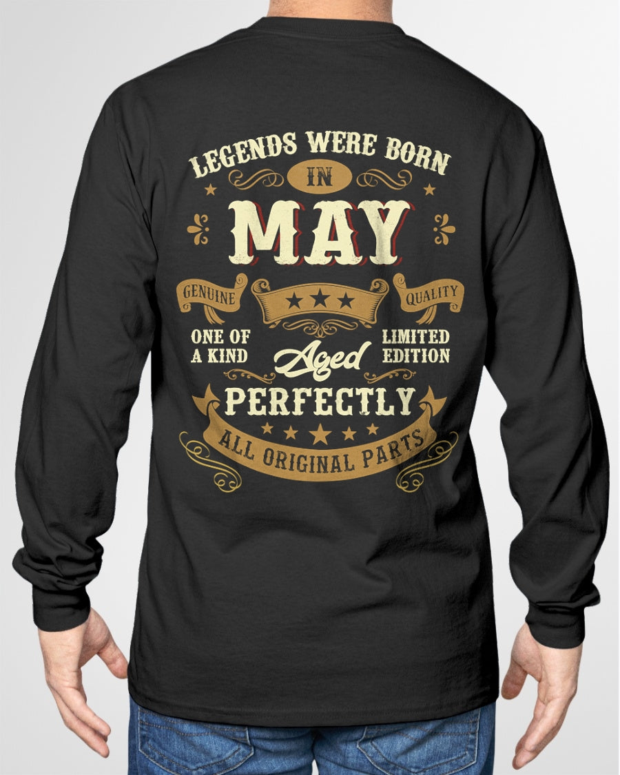LEGENDS WERE BORN IN MAY - FROM BOY - NTNT05 - (SKU2604-126-05)
