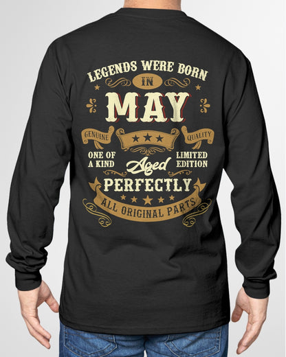 LEGENDS WERE BORN IN MAY - FROM BOY - NTNT05 - (SKU2604-126-05)