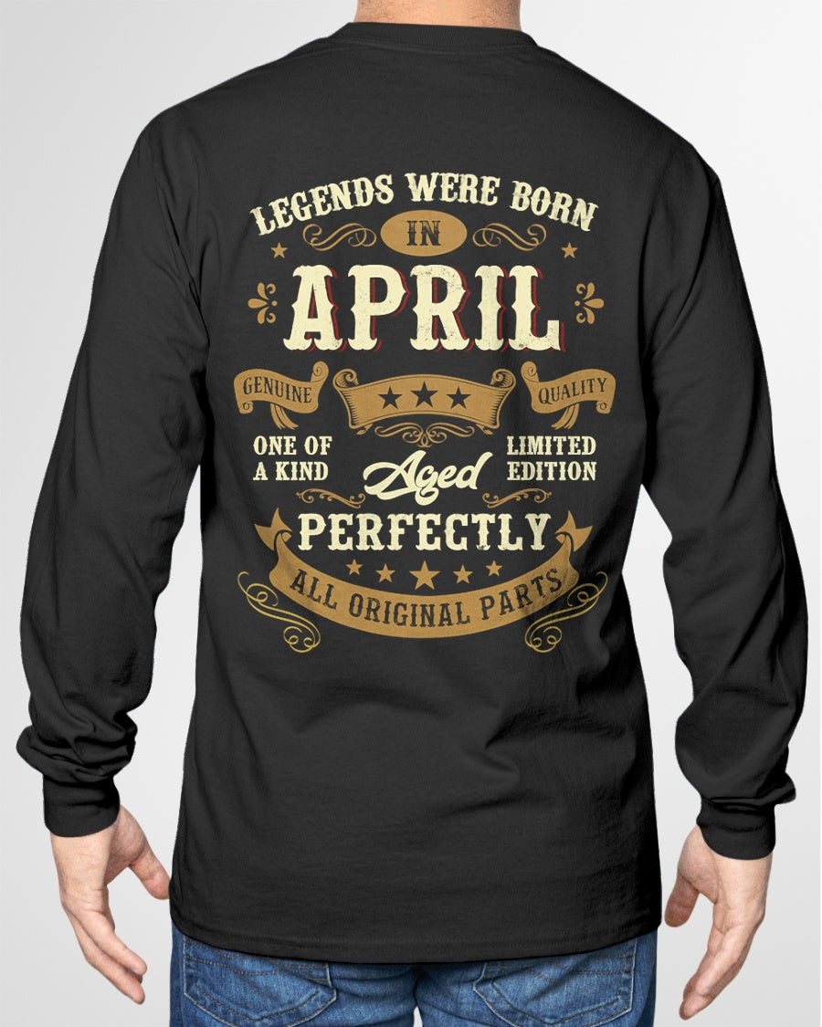 LEGENDS WERE BORN IN APRIL - FROM BOY - NTNT04 - (SKU2604-126-04)