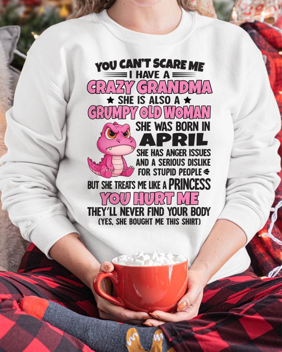You Can’t Scare Me - Gift For Grandson And Granddaughter From Grandma - ntnt04 (SKU09-130-04)