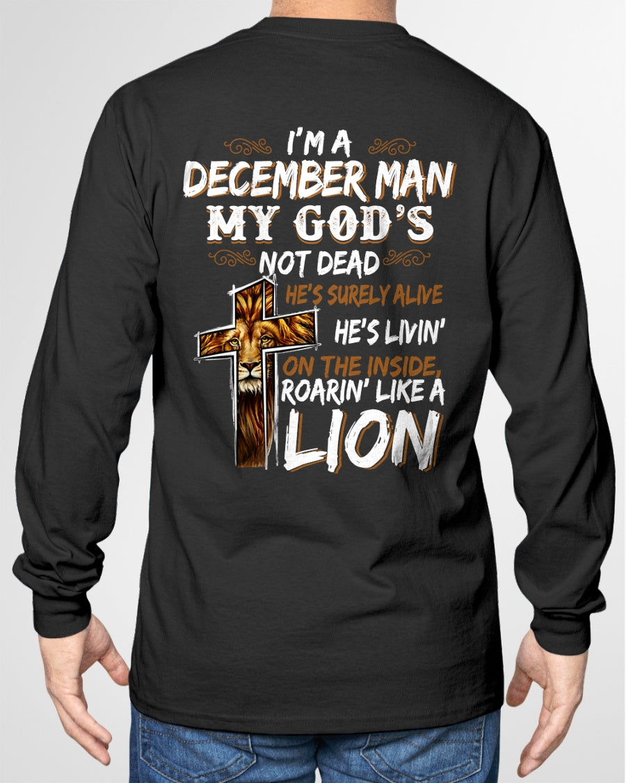 December Man My God's Not Dead Lion Christian Shirt - From Boy - NTNT12 - (SKU2604-307-12)