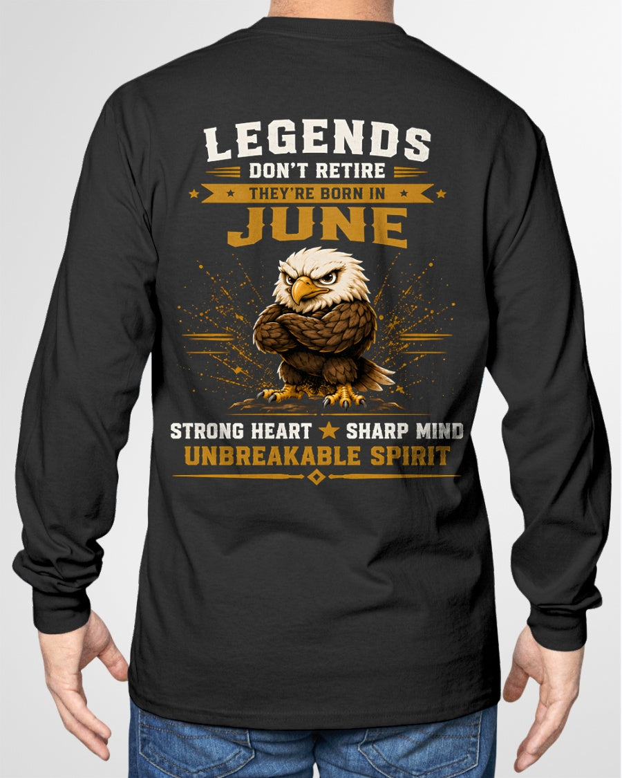 June Legends Don't Retire Bald Eagle Shirt - From Boy - NTNT06 - ( SKU2608-382-06 )