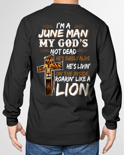June Man My God's Not Dead Lion Christian Shirt - From Boy - NTNT06 - (SKU2604-307-06)