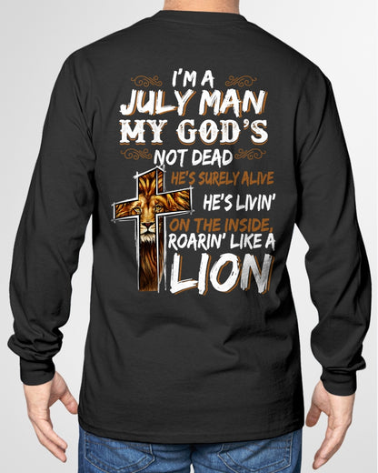 July Man My God's Not Dead Lion Christian Shirt - From Boy - NTNT07 - (SKU2604-307-07)