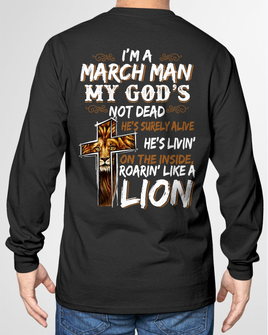 March Man My God's Not Dead Lion Christian Shirt - From Boy - NTNT03 - (SKU2604-307-03)