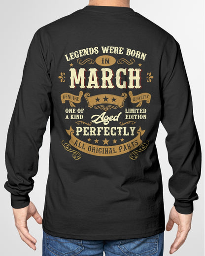 LEGENDS WERE BORN IN MARCH - FROM BOY - NTNT03 - (SKU2604-126-03)