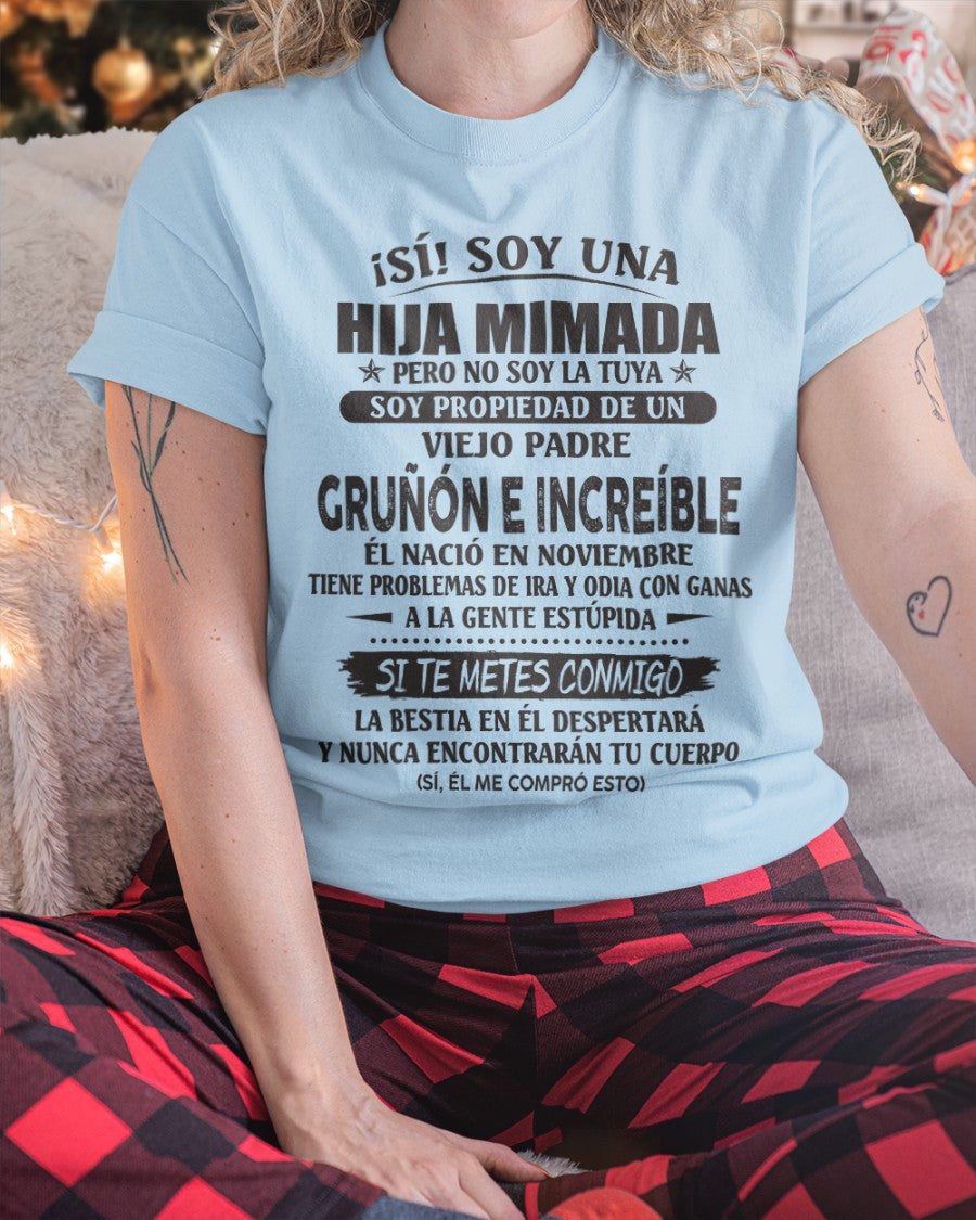 Padre increíble noviembre - Regalo perfecto para tu hija - T11 (SKU07-84-11)