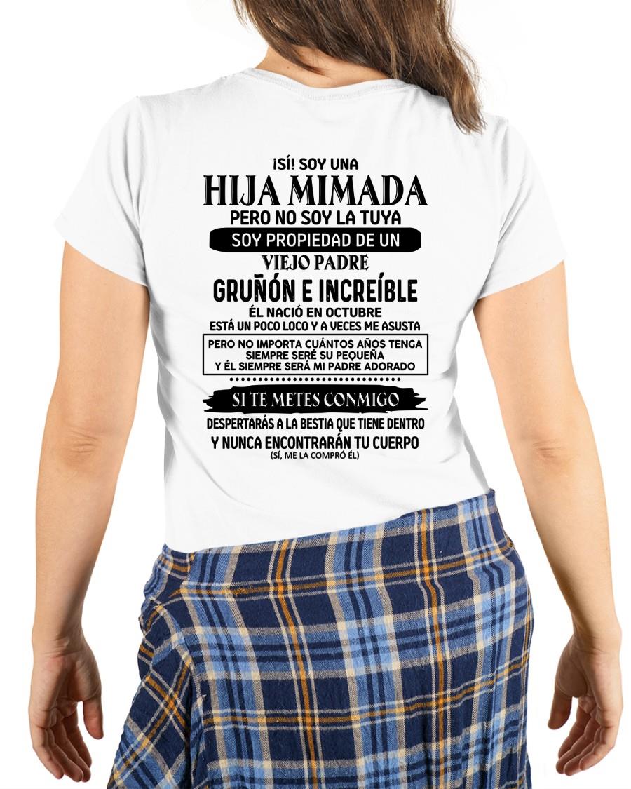 Octubre - Padre increíble nacido en octubre - Regalo perfecto para tu hija - T10 (SKU05-91-10)