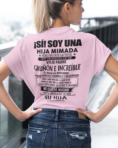 Noviembre Padre Increíble - Regalo especial para hija - TBN - T11 (SKU04-109-11)