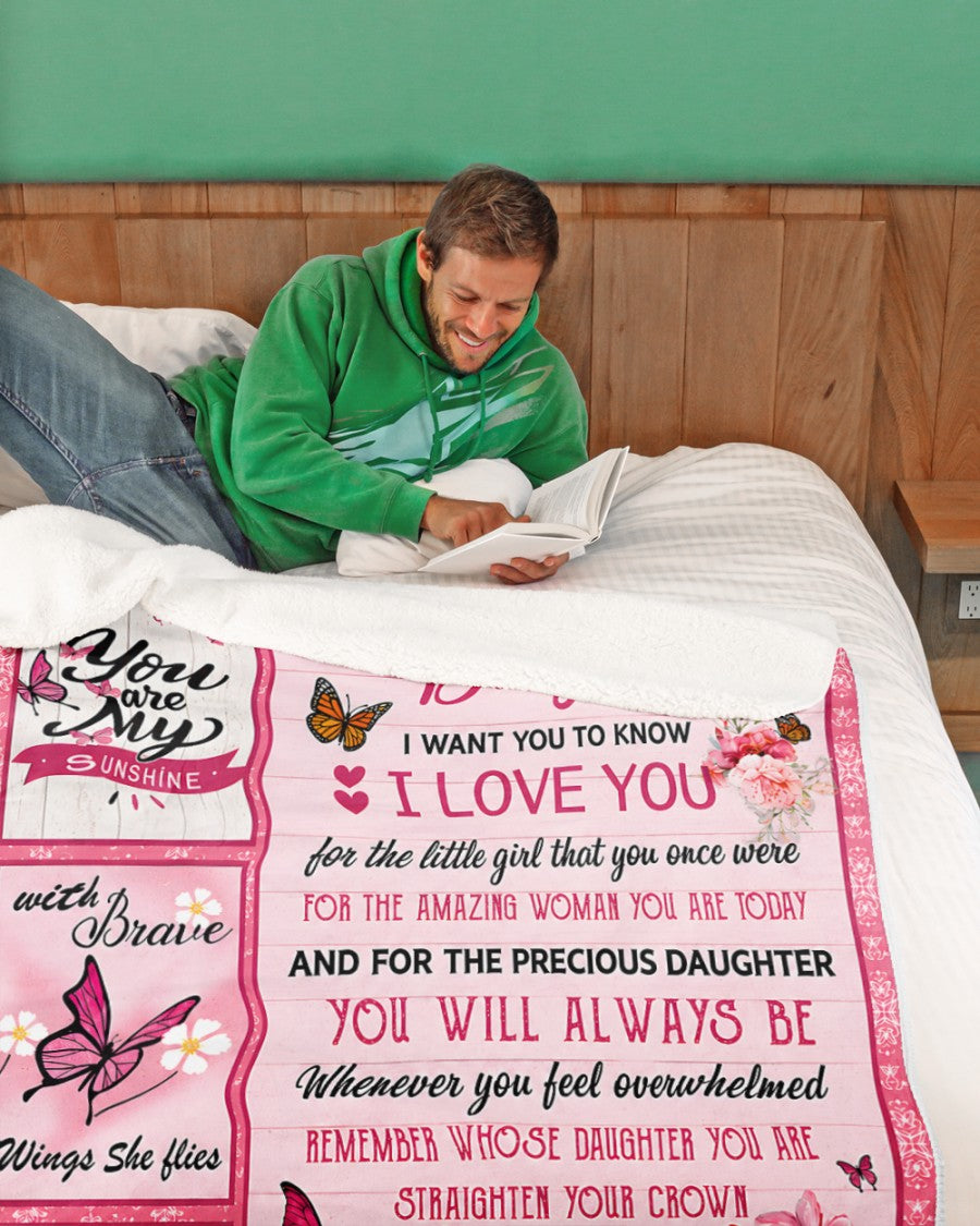 Special Gift For Your Daughter From Mom - Blanket - (SKU2608-242)