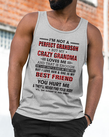 I’m Not A Perfect Grandson T-Shirt – Birthday Gift From Grandma / Woman - ntnt00 (SKU10-167-00)