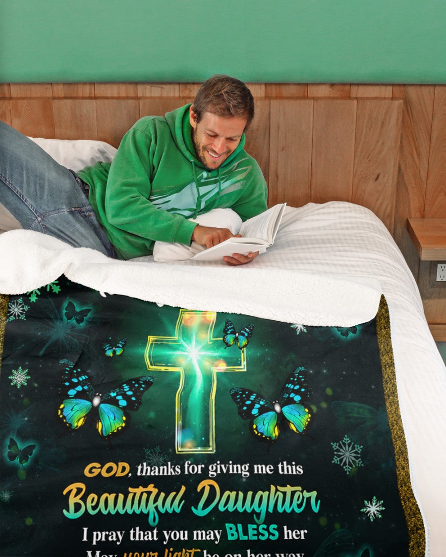 Special Gift For Your Daughter Blanket - From Mom (SKU2608-320)