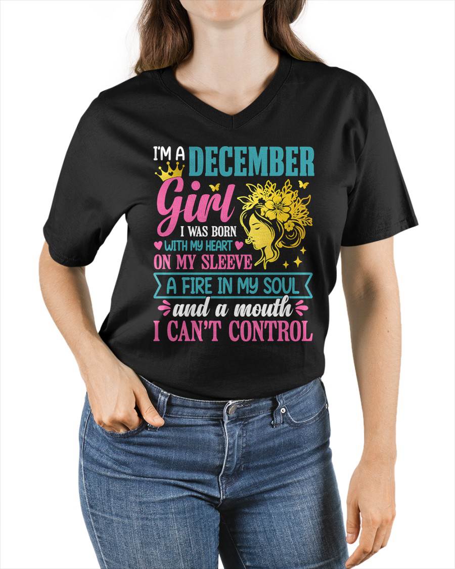 I'm A December Girl – T-Shirt For Woman – ntnt12 (SKU10-67-12)