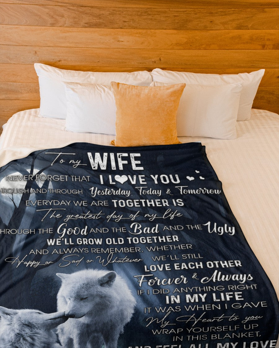 Special Gift For Your Daughter From Dad- Blanket - (SKU2608-38)
