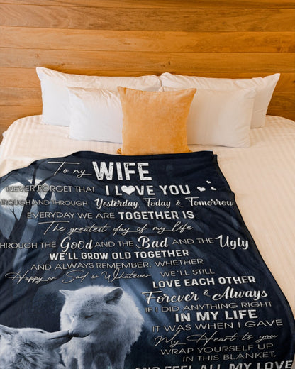Special Gift For Your Daughter From Dad- Blanket - (SKU2608-38)
