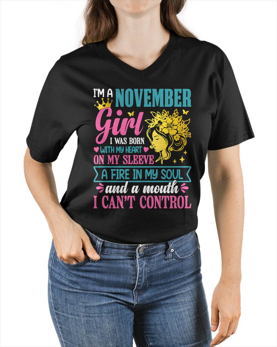 I'm A November Girl – T-Shirt For Woman – ntnt11 (SKU10-67-11)