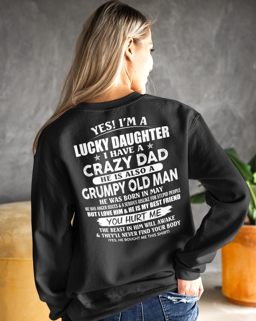 May - Awesome Grumpy Old Dad - Special gift for your daughter From Dad - ntnt05 (SKU10-50-05)