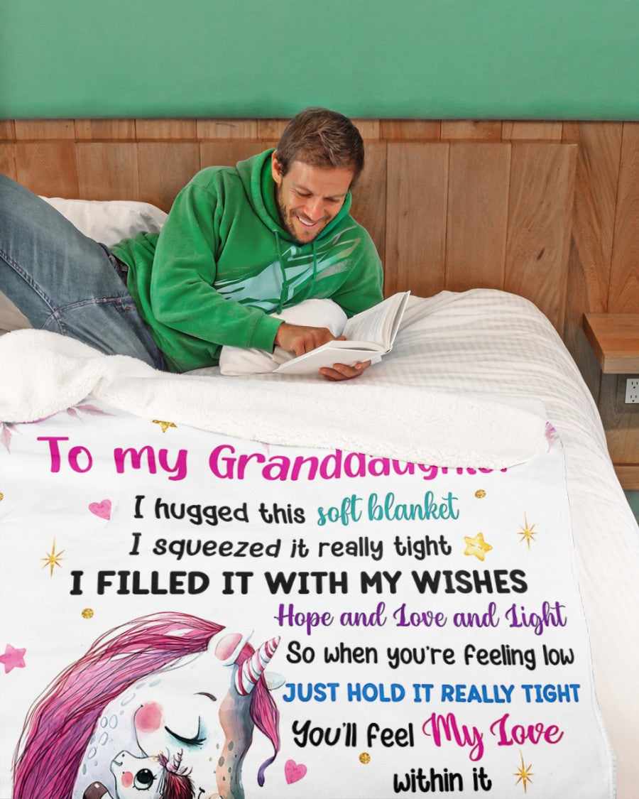 Special Gift For Your Granddaughter From Grandma- Blanket - (SKU2608-61)