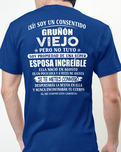 Esposa Increíble Agosto - Regalo especial para tu marido - T08 (SKU07-68-08)