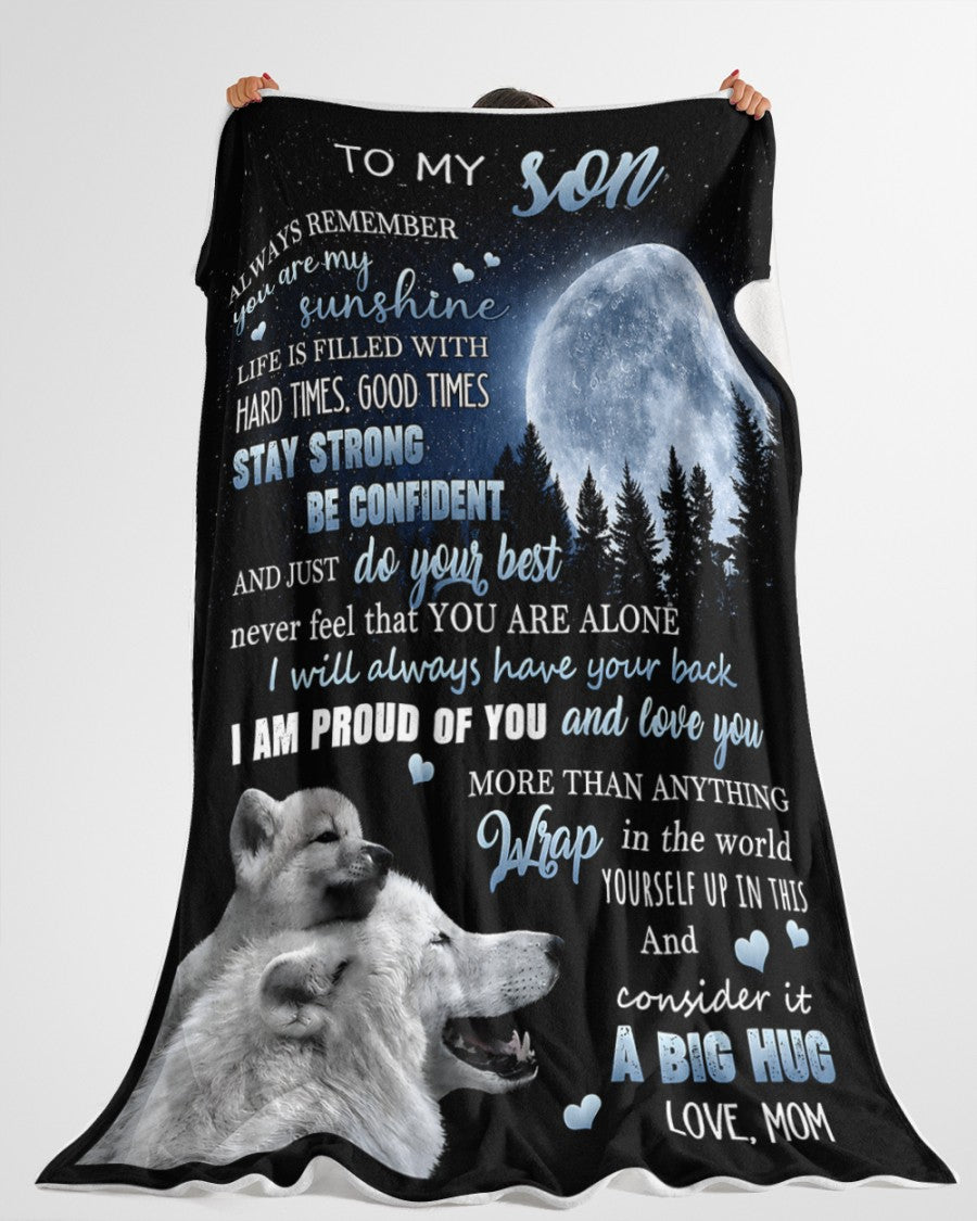 Special Gift For Your Son From Mom - Blanket - (SKU2608-576)