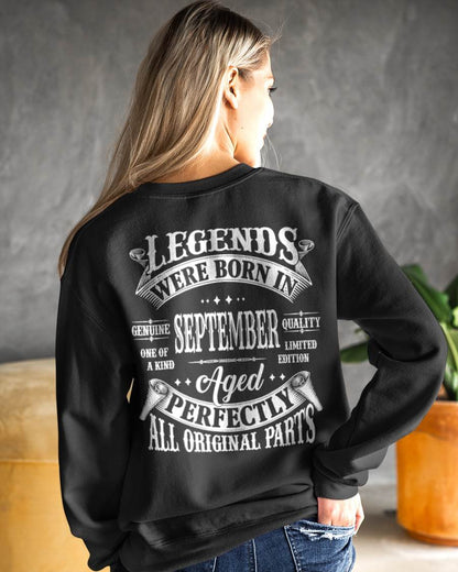 Legends Were Born In September - T Shirt For Woman - ntnt09 (SKU08-37-09)
