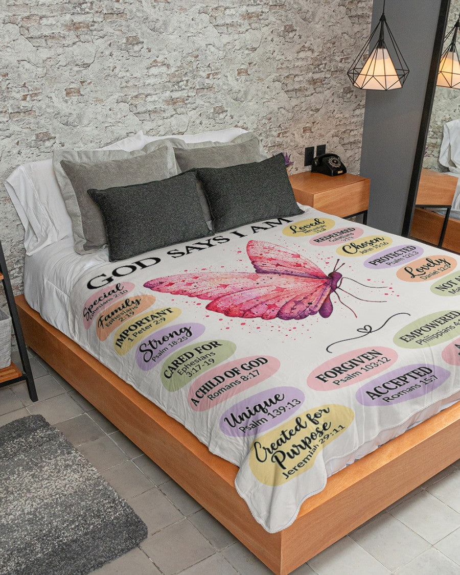 God Say I Am - Blanket (SKU2608-319)