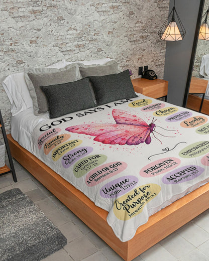 God Say I Am - Blanket (SKU2608-319)